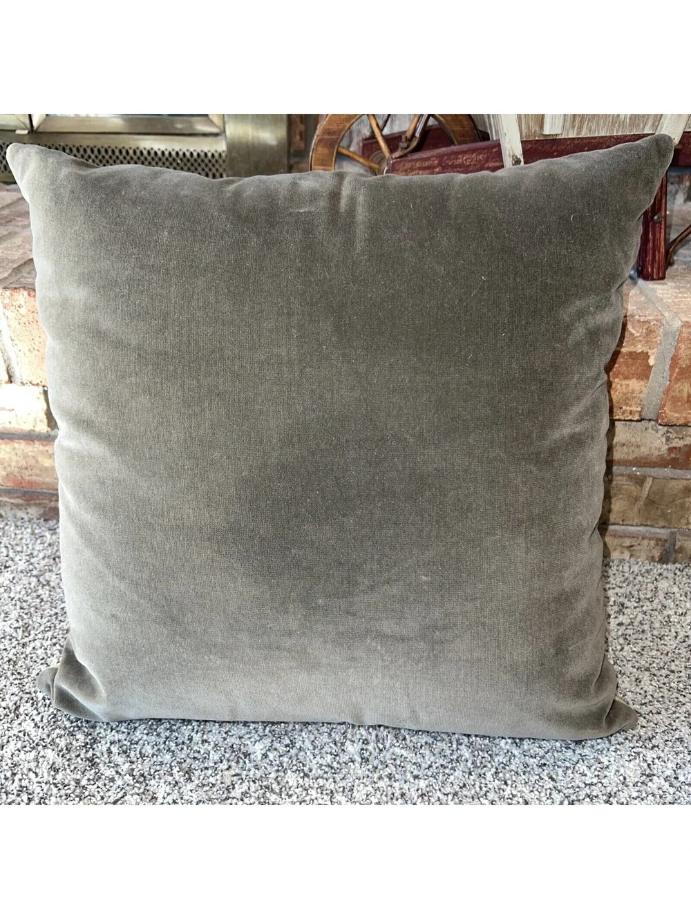 18 X 18. Fabric Tapestry Throw Pillow. Excellent Condition.